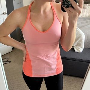 Coral Lululemon tank